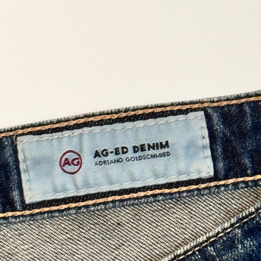 AG The Isabelle High Rise Straight Crop Jeans AG41310 BW 19023 Distressed Sz 31R - Picture 5 of 10
